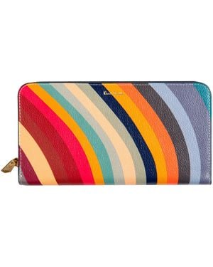 Paul Smith Large Swirl Ladies Purse - Blue