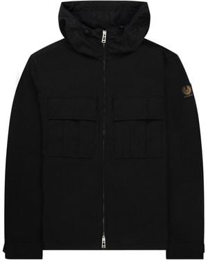 Belstaff Container Hooded Overshirt - Black