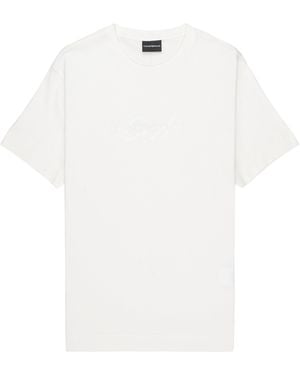 Emporio Armani Armani Signature Logo T-Shirt - White