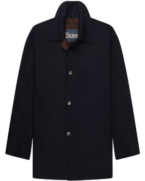 Herno Light Weight Contrast Lining 3/4 Jacket - Blue
