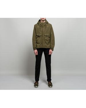 Pockets Ten-c 'tempest' Anorak Khaki - Multicolour