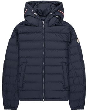 Moncler Vermeille Detailed Hood Puffer Coat - Blue