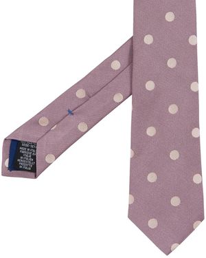Paul Smith 6Cm Blade Mid Size Polka Dot Tie - Purple