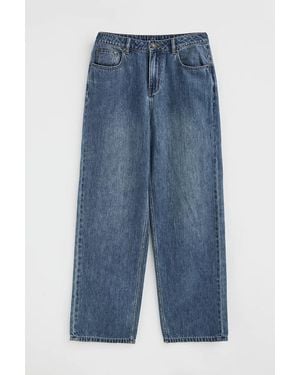 POLO CLUB Pantaloni Blu Medio Di Jeans Dal Taglio Ampio