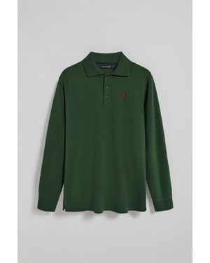 POLO CLUB Polo A Maniche Lunghe Con Tre Bottoni Con Ricamo Rigby Go - Verde