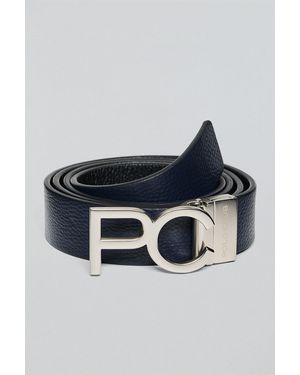 POLO CLUB Cintura Reversibile Bennet - Blu