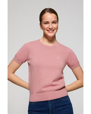 POLO CLUB Maglione Rosa Cipria A Girocollo