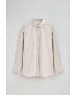 POLO CLUB Camicia Relaxed Fit Con Logo - Neutro