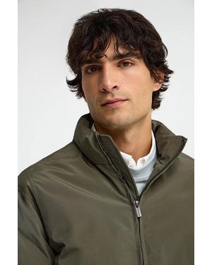 POLO CLUB Giubbotto Bomber Color Pietra - Verde