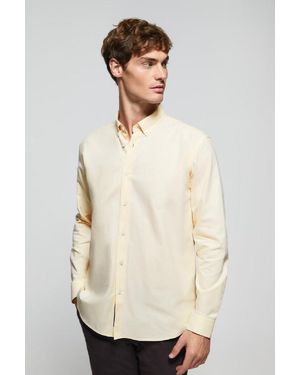 POLO CLUB Camicia Oxford Gialla Con Logo Rigby Go - Neutro