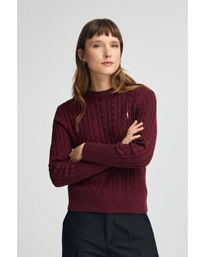 POLO CLUB Maglione Granata A Girocollo - Rosso