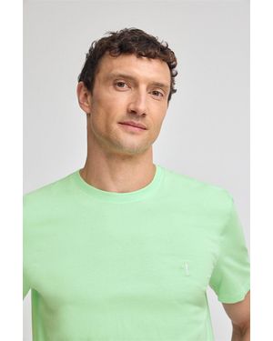 POLO CLUB Maglietta Basic A Girocollo E Ricamo Rigby Best - Verde