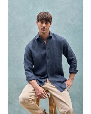 POLO CLUB Camicia Blu Marino