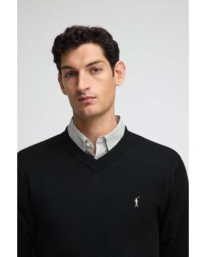 POLO CLUB Maglione Nero