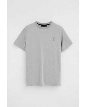 POLO CLUB Maglietta Grigio Vigorè A Maniche Corte Con Ricamo Rigby Go