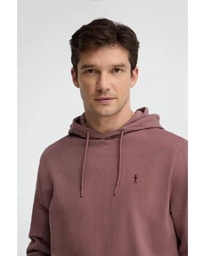 POLO CLUB Felpa Rosa Vinaccia Con Cappuccio E Ricamo Rigby Go - Neutro