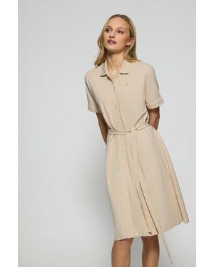 POLO CLUB Vestito Abbottonato Con Ricamo Pc - Neutro