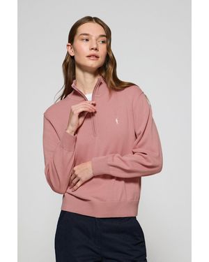 POLO CLUB Maglione Rosa Cipria