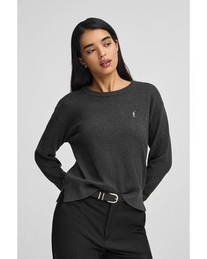 POLO CLUB Maglione Grigio Scuro Vigorè A Girocollo - Nero