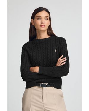 POLO CLUB Maglione A Girocollo - Nero