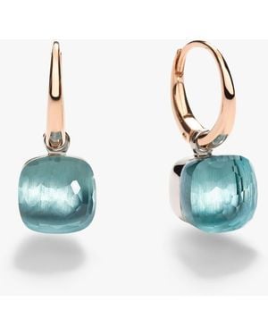 Pomellato Ohrringe Nudo Petit - Blau