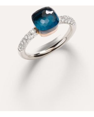 Pomellato Bague Nudo Petit - Bleu