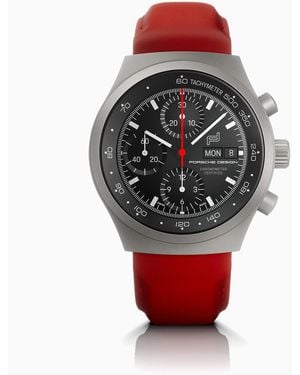 Porsche Design Chronograph 1 – All Titanium Numbered Edition Mit Lederband - Mehrfarbig