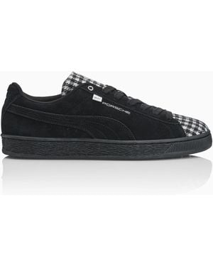 Porsche Lifestyle Pepita Suede Trainers – Porsche Legacy X Puma - Black