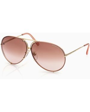 Porsche Design Sunglasses Iconic Aviator #1 Ladies Capsule - Pink