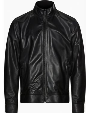 Porsche Design Reversible Leather Jacket - Black