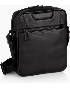 Porsche Design Roadster Leather Shoulder Bag - Black