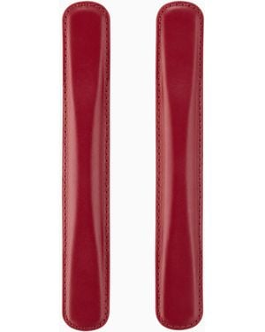 Porsche Design Ledergriff-Set – Roadster Aluminum Trolley - Rot