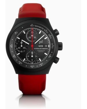 Porsche Design Chronograph 1 – All Numbered Edition Mit Lederband - Rot
