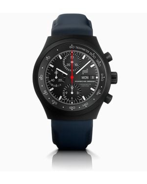 Porsche Design Chronograph 1 – All Numbered Edition Mit Lederband - Schwarz