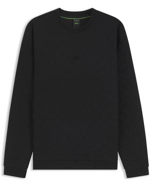 Porsche Lifestyle Sweatshirt With Pascha Check Jacquard - Black