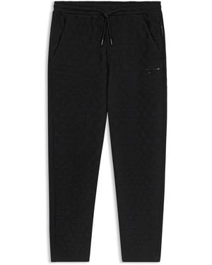 Porsche Lifestyle Tracksuit Bottoms With Pascha Pattern - Black