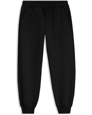 Porsche Lifestyle Stretch-Jersey Tracksuit Bottoms With Logo - Black