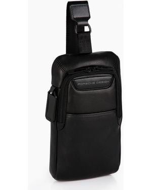 Porsche Design Roadster Leather Crossbody Bag - Black