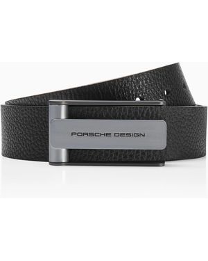 Porsche Design Casual Hook Buckle Belt 35 - Black
