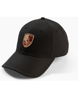 Porsche Lifestyle Crest Baseball Cap – Essential - Black
