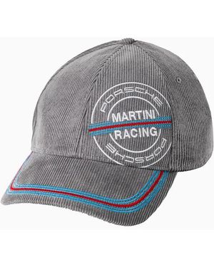 Porsche Lifestyle 6-Panel Cord Cap – Martini Racing - Grau