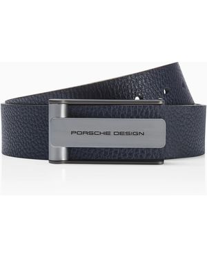 Porsche Design Casual Hook Buckle Belt 35 - Blau