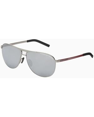 Porsche Lifestyle Sonnenbrille P'8642 – 917 Salzburg - Mettallic