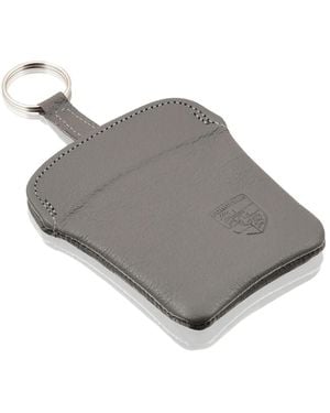 Porsche Classic Leather Key Pouch - Grey