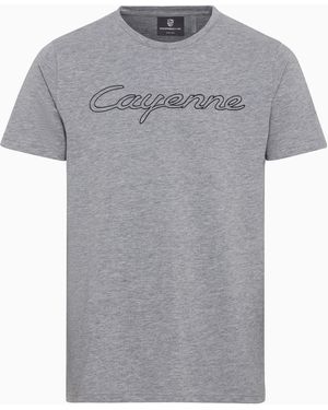 Porsche Lifestyle Cayenne T-Shirt - Grey