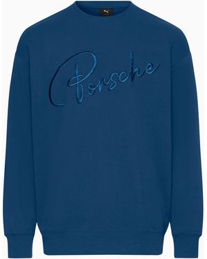 Porsche Lifestyle Crew Neck Jumper – 911 Targa 60Y - Blue