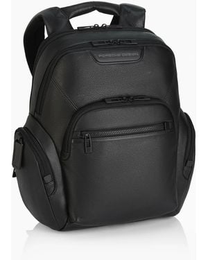 Porsche Design Roadster Leather Backpack - Black