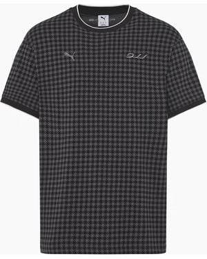 Porsche Lifestyle Pepita Lifestyle T-Shirt – Porsche Legacy X Puma - Black
