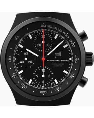 Porsche Design Chronograph 1 All Wall Clock - Black