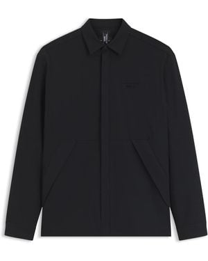 Porsche Design Relaxed-Fit Overshirt With Light Padding - Black